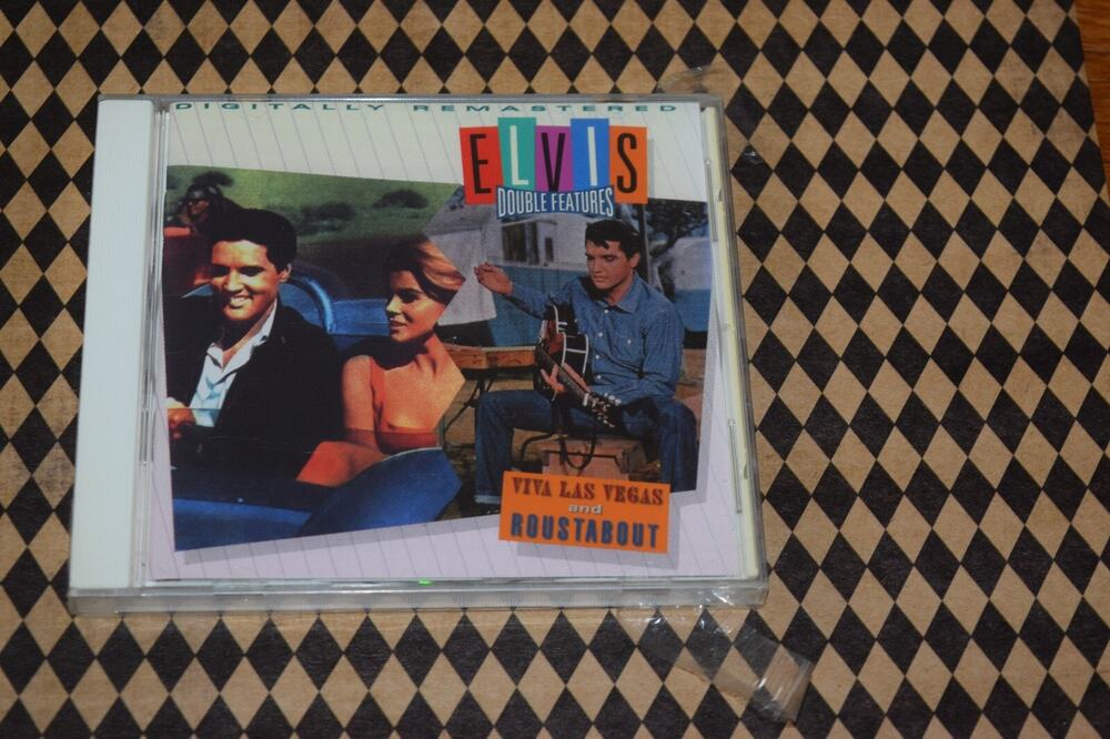 ELVIS DOUBLE FEATURE. VIVA LAS VEGAS AND ROUSTABOUT. 1993 RCA REMASTERED CD